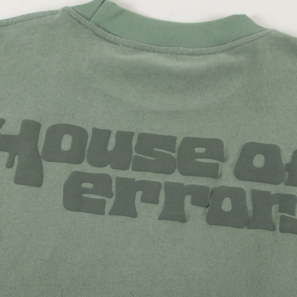 House Of Errors Army Green Eye Print T Shirt - image 4